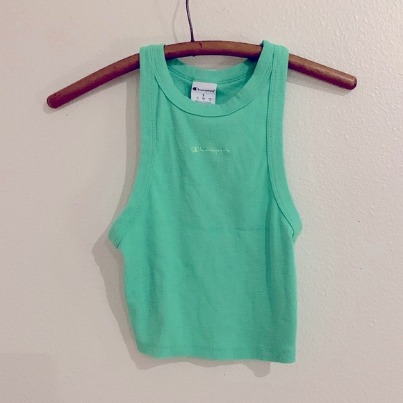 Champion Tops - champion bright green women’s tank top size small